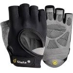 Fitnesshandschoenen voor Crossfit, Bodybuilding, Wielrennen en Krachttraining - Sporthandschoenen voor Dames en Heren (Grijs, L)