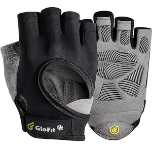 Fitnesshandschoenen voor Crossfit, Bodybuilding, Wielrennen en Krachttraining - Sporthandschoenen voor Dames en Heren (Grijs, L)