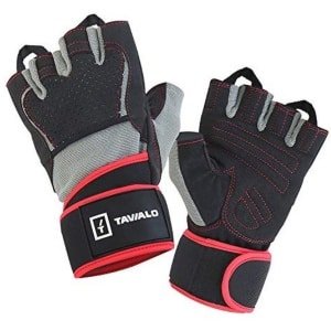 Fitnesshandschoenen voor krachttraining en crossfit - met polssteun en antislip grip
