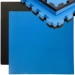 Fitnessmat 4 cm Dikte - 1 Tegel 90x90 cm EVA Schuim Kliksysteem - Vloerbescherming Thuisgym - Training Puzzelmat Schokabsorberend Comfort Krachttraining