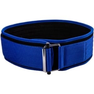 Fitnessriem Gewichtheffen - Trainingsondersteuning Gordel - Krachttraining Stabiliteit - Verstelbare Sluiting - 10cm Breed - Blauw