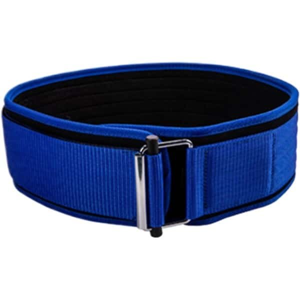 Fitnessriem Gewichtheffen - Trainingsondersteuning Gordel - Krachttraining Stabiliteit - Verstelbare Sluiting - 10cm Breed - Blauw