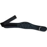 Fitnessriem Lifting Belt Nylon - Zwart - Large - Comfortabele riem voor optimale ondersteuning bij squats, deadlifts en krachttraining. Helpt de core te stabiliseren en beschermt de rug bij zware oefeningen. Ademend