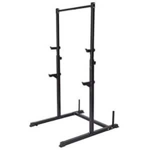 Fitnesstrainer voor pull-ups en krachttraining, zwart