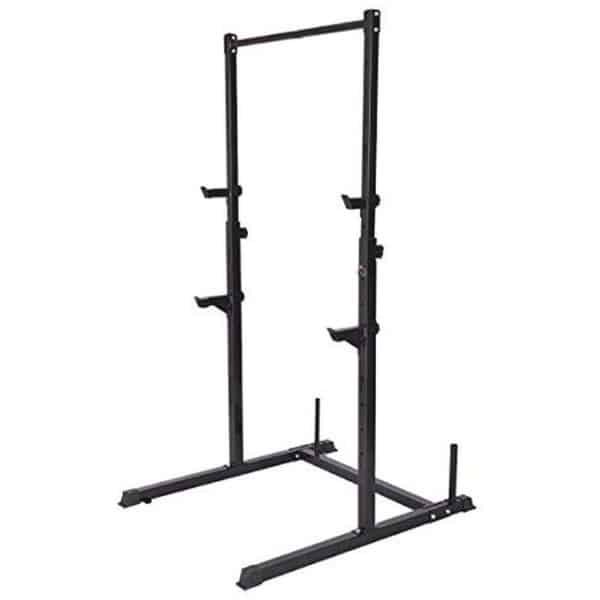 Fitnesstrainer voor pull-ups en krachttraining, zwart