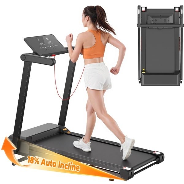 Formill FT62 Elektrische Loopband - 4.0HP - 16 km/u - 18% Helling - Opvouwbaar - Met App & LED Display