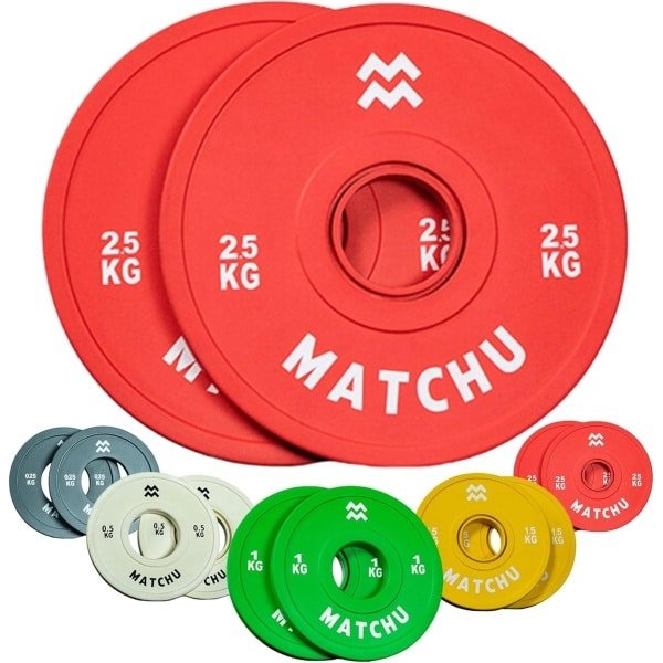 Fractional Plates - Mini Halterschijven voor Krachttraining - 0,25-2,5 KG - Set van 5