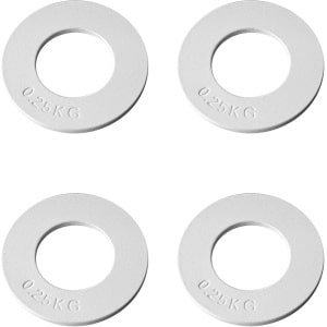 Fractionele Gewichten - Mini Halterschijven - Krachttraining - Nauwkeurige Schijf - 0.25Kg - Wit