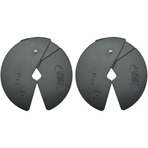 Fractionele Halterschijven - Gewichtsverhogers - Precisie Krachttraining - Nauwkeurig Gesinterd Staal - 625 Inch Diameter - Zwart