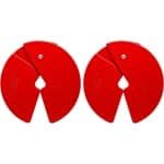 Fractionele Halterschijven - Microladen Gewichtsplaten - Precisie Krachttraining - Gekalibreerd +/- 20 gram - 2 stuks 11 kg - Rood