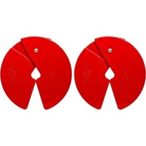 Fractionele Halterschijven - Microladen Gewichtsplaten - Precisie Krachttraining - Gekalibreerd +/- 20 gram - 2 stuks 11 kg - Rood