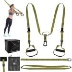 Full Body Fitness Trainingset met Deuranker - Instelbare Suspension Trainer voor Krachttraining Thuis en Buiten