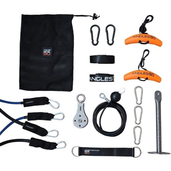 Full Body Krachttraining Set met Katrolsysteem en Handgrepen voor Thuisgebruik