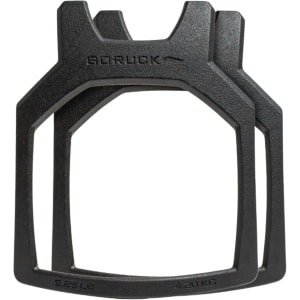 Gebogen Ruck Platen - Gewichtsblokken Vest - Krachttraining Vest - Ademruimte Ontwerp - 2x 42 kg - Zwart