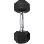 Gecoate Halter - Los Gewicht - Krachttraining - Verchroomd Handvat - 68 kg - Zwart