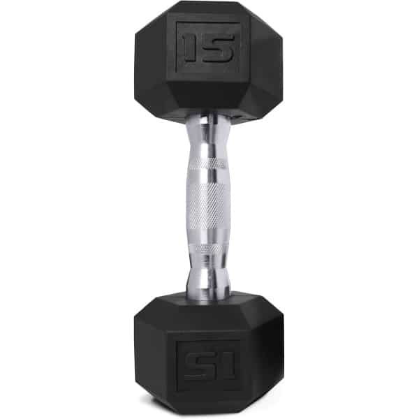 Gecoate Halter - Los Gewicht - Krachttraining - Verchroomd Handvat - 68 kg - Zwart