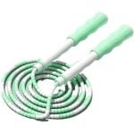 Gesegmenteerd Springtouw - Kralen Touw - Cardio Training - Flexibel en Draagbaar - 111 gram - Groen