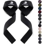 Gewatteerde Lifting Straps Gym voor Gewichtheffen - Polsbanden voor Krachttraining, Deadlift en Fitness