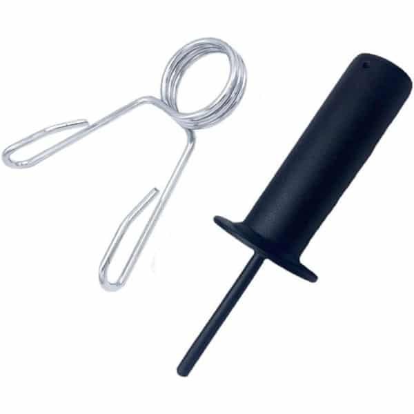 Gewicht Pin - Stapel Pen - Krachttraining Vastzetten - Roestvrij Staal - 23cm of 26cm - Zwart
