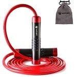 Gewicht Springtouw 0.5 kg - Verstelbaar en Knoploos Springtouw voor Fitness, Boksen en Cardio Training