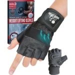 Gewichten Handschoenen met 30 cm Polssteun voor Fitness, CrossFit en Training - Voor Dames en Heren - Premium Kwaliteit - 1 Jaar Garantie