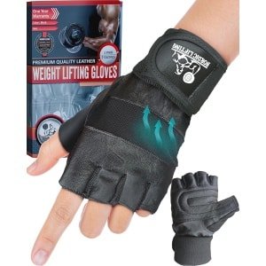 Gewichten Handschoenen met 30 cm Polssteun voor Fitness, CrossFit en Training - Voor Dames en Heren - Premium Kwaliteit - 1 Jaar Garantie