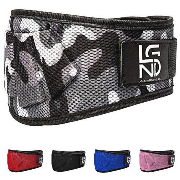 Gewichthebergürtel voor Bodybuilding en Crossfit - Trainingsgürtel voor Dames en Heren (Camouflage, S)