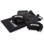 Gewichthef Grips - Gym Riemen - Krachttraining - Hoge Rubberen Grip - 22 x 15 cm - Zwart