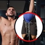Gewichthef Riem - Dip Harnas - Krachttraining Thuistraining - Duurzaam Nylon Staal - 79x18cm - Zwart