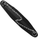 Gewichthef Riemen - Trainingsriem Fitnessgordel - Krachttraining Stabilisatie - Dubbellaagse Staalconstructie - 78x18x2cm - Zwart