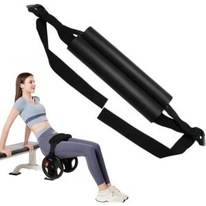 Gewichthefband - Heupgordel Squat - Krachttraining Thuis - Verstelbaar Steun - 120x1cm - Veelkleurig