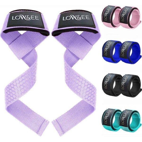 Gewichthefbanden Sportschool - Padded Straps voor Krachttraining en Powerlifting - Antislip Grip