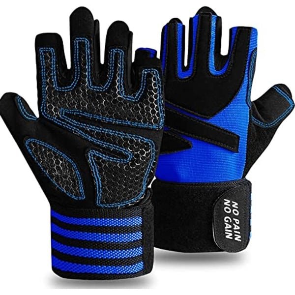 Gewichtheffen Handschoenen met Polsbandjes - Gel Gewatteerd voor Gym & Crossfit - Fitness Oefenhandschoenen met Volledige Palmbescherming