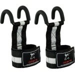 Gewichtheffen Hooks met Polsbanden voor Fitness en Bodybuilding - Krachttraining Ondersteuning