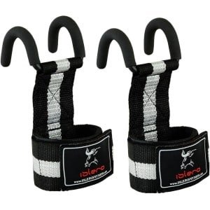 Gewichtheffen Hooks met Polsbanden voor Fitness en Bodybuilding - Krachttraining Ondersteuning