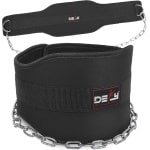 Gewichtheffen Riem voor Krachttraining - Comfortabele Neopreen Dip Belt met 36" Stalen Ketting - Ideale Workout Apparatuur voor Mannen en Vrouwen