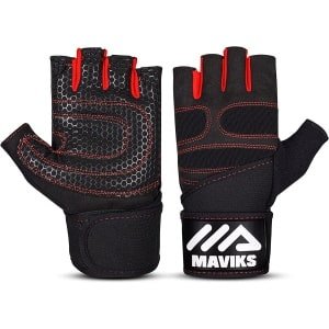Gewichtheffen Trainingshandschoenen voor Mannen en Vrouwen met Polsbandages voor Crossfit, Pull-ups en Calisthenics