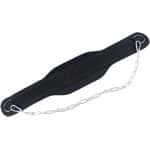 Gewichthefgordel - Krachttraining Riem - Lichaamsgewicht Oefeningen - Traanbestendig Nylon - 79x18cm - Zwart
