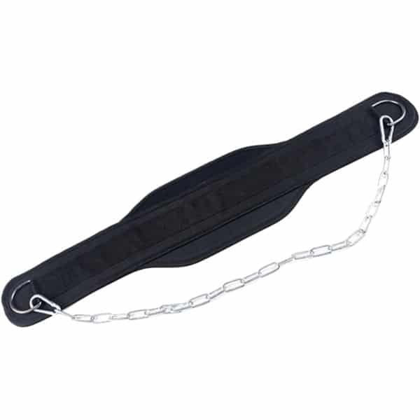 Gewichthefgordel - Krachttraining Riem - Lichaamsgewicht Oefeningen - Traanbestendig Nylon - 79x18cm - Zwart