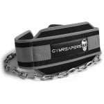 Gewichthefriem - Dip Belt - Krachttraining - Met Stalen Ketting - One Size - Grijs