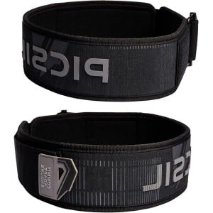 Gewichthefriem Neopreen - Fitness Riem - Krachttraining Ondersteuning - Wedstrijd Goedgekeurd - 10 cm Breed - Zwart
