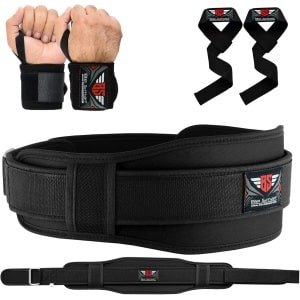 Gewichthefriem met Polssteun Wraps - Neopreen Rugondersteuning voor Fitness en Krachttraining