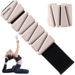 Gewichtsmanchetten voor polsen en enkel - Verstelbare gewichten, 0,5 kg/0,9 kg voor krachttraining, yoga en hardlopen