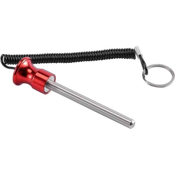 Gewichtsstapel Pin - Selectie Pen - Krachttraining Optimaliseren - Magnetische Bevestiging - 14 cm - Rood