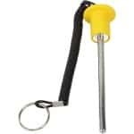 Gewichtsstapelpin - Laadpin Krachttraining - Gewichten Stapelen - Magnetische Vergrendeling - 8 mm Diameter - Zilver