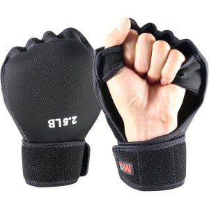 Gewichtsverstevigende Handhandschoenen Set (2x 2,1 kg) voor Krachttraining, Fitness en Boksen
