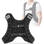 Gewichtsvest 10 kg - Verstelbaar Hardlopen - Training Vest - Gewicht Manchet met Reflecterende Strepen en Verstelbare Band voor Krachttraining Fitness