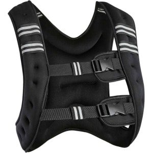 Gewichtsvest 10KG Verstelbaar | Trainingsvest voor Fitness, Hardlopen & Krachttraining | Unisex Sportvest met Gewichten | Zwart