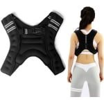 Gewichtsvest - Krachttraining Vest - Sporten Intensiveren - Verstelbaar Gewicht - 5 kg - Zwart