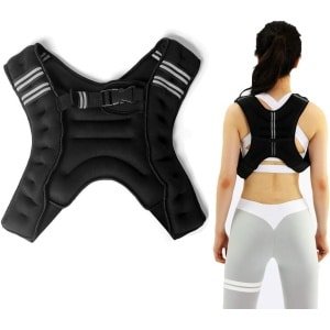 Gewichtsvest - Krachttraining Vest - Sporten Intensiveren - Verstelbaar Gewicht - 5 kg - Zwart
